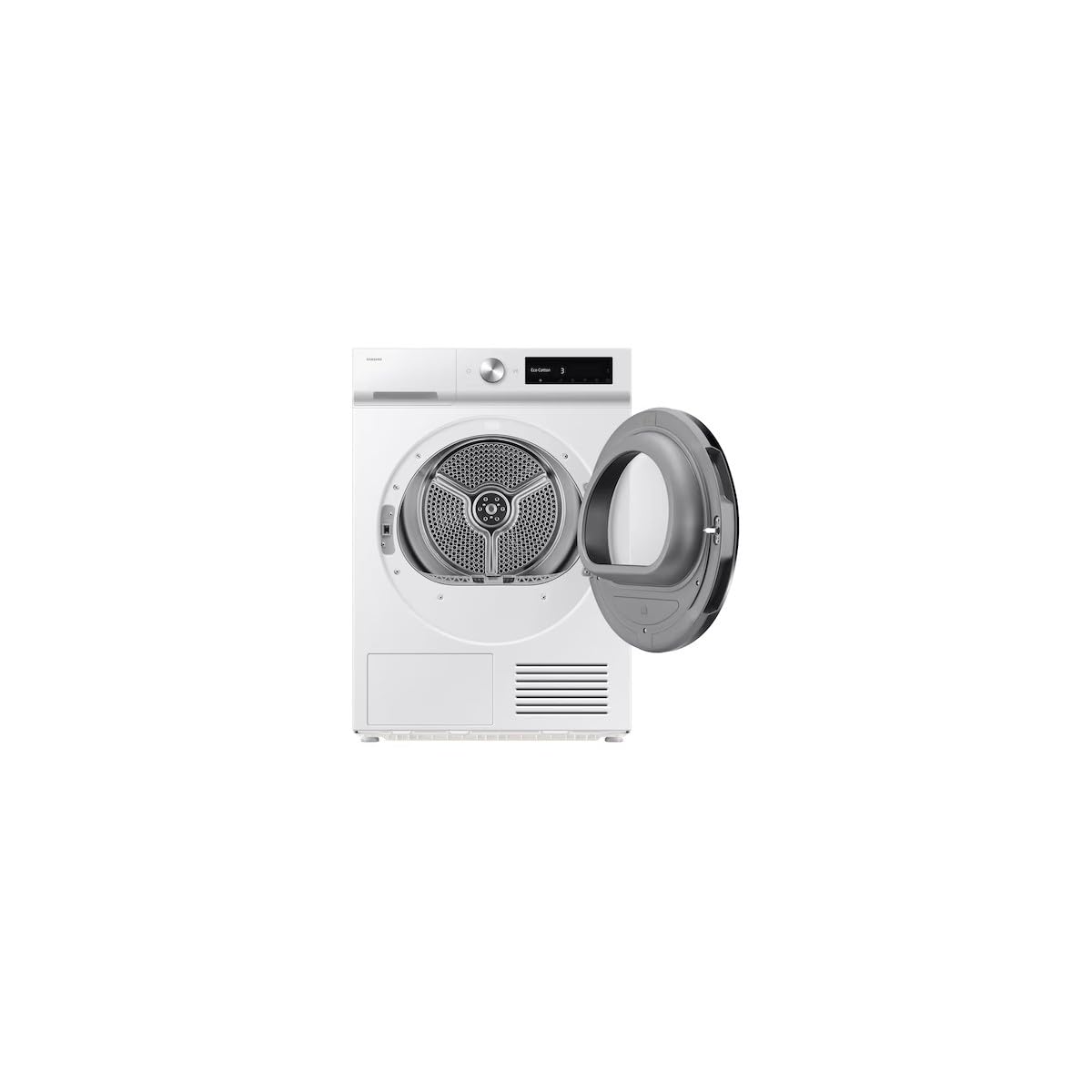 Samsung Bespoke AI DV90DB7845GW/U3 Wäschetrockner, 9 kg, Wärmepumpe, WLAN, Optimaler Trocken-Sensor, Quick Drive, Display AI Control, Frontlader, 60 x 85 x 60 cm