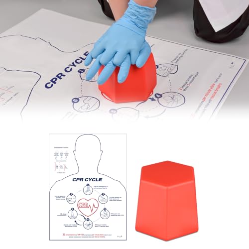 SimCoach CPR Training Model, Hands-only CPR Training Aid Kit, CPR Compression First Aid Training Tool for Nursing Students