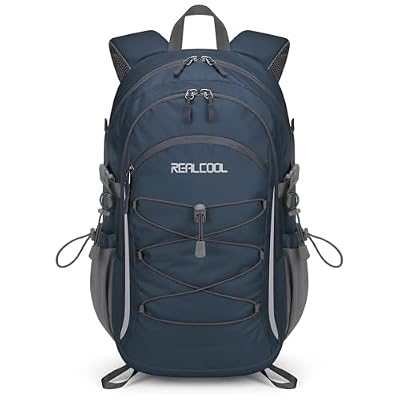 RealCool Hiking Backpack for Men Women,20L Lightweight Waterproof Travel Camping Backpack Hiking Daypack for Cycling Running,Blue