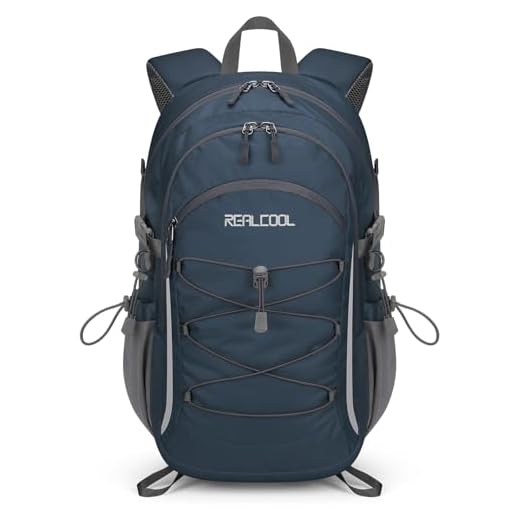 RealCool Hiking Backpack for Men Women,20L Lightweight Waterproof Travel Camping Backpack Hiking Daypack for Cycling Running,Blue