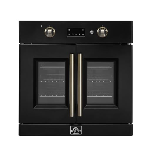 Forno Asti 30-Inch French Door Oven Black