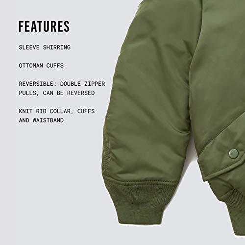 Alpha Industries Boys' MA-1 Flight Jacket4