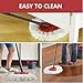 Spin Mop Replacement Head - EasyWring Mop Refills Compatible with Triangle Spin Mop, Great Cleaning Power, Microfiber, Helper for Housework, Machine Washable (6 Pack)
