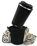 PRAKTISCH & UMWELTFREUNDLICH: wirke den vielen Eiwegbechern entgegen und reduziere den Müll! Durch das Cupholder Set, kannst du endlich beide Hände frei haben und hast Deinen Becher mit Getränk / Kaffee jederzeit und überall dabei.