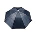 Navy Blue Fishing Outdoor Sports Polyester Umbrella Hat