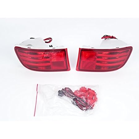 Amazon ﾊﾟｰﾂﾔｰﾄﾞｵﾝﾘｰﾜﾝ トヨタ ハイラックスサーフ 210 215 系 サーフ Led リフレクター リアバンパーライト 反射板 レッドレンズ バック時 ブレーキ テールランプ 車 バイク