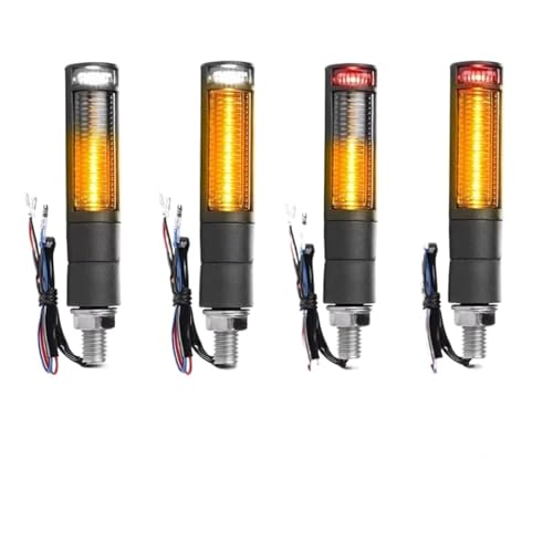 Feux de signalisation moto LED M10 universels 12V pour l'avant et l'arrière