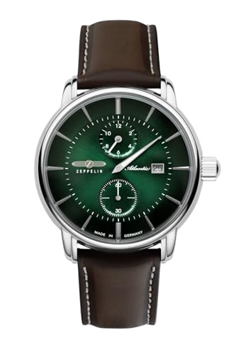 [ZEPPELIN(ツェッペリン)] メンズウォッチ Atlantic 8426-4 自動巻 5気圧防水 ミネラルガラス グリーン文字盤 ステンレススチール [並行輸入品]