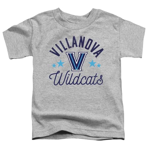 Villanova University Official Wildcats Unisex Toddler T Shirt,Athletic Heather, 2