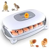 Incubateur automatique pour poules, canard, caille, oiseaux, 24 œufs