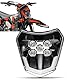 DREAMIZER Motorradscheinwerfer, 6000K Dirtbike Scheinwerfer mit Tagfahrlicht für Enduro Motocross Supermoto Naked Bike Kompatibel mit EXC SXF XC SX XCW 125 250 300 350 450 530, 2018-2023