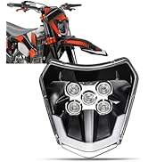 ISJRJF Accessoires De Moto Phare Avant De Moto Compatible Avec Les