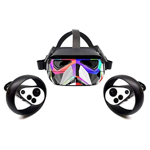 Max-Tonsen Autocollants de Peau Amovibles faciles à appliquer Autocollants de Lunettes de Protection Autocollant de Casque pour Autocollant de Casque Oculus-Quest Cover