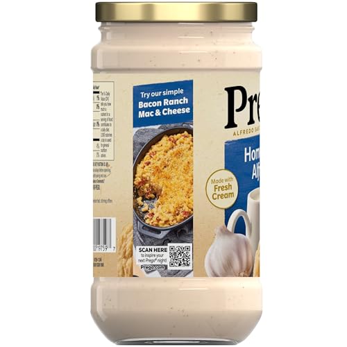 Image of Prego Homestyle Alfredo Pasta Sauce, 14.5 oz Jar (Pack of 4)