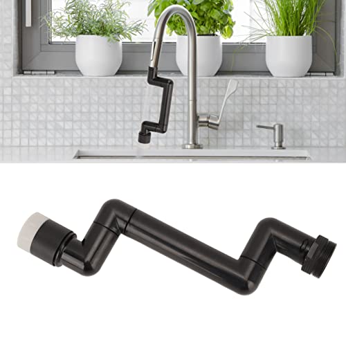 Mumusuki Kitchen Sink Faucet, Rotary Faucet Extender Kitchen Sink Faucet Aerator Splash Stop Filter Swivel Robotic Arm Swivel Faucet #TOP7
