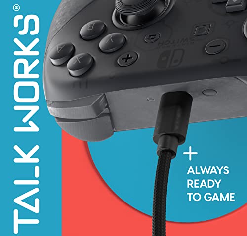 Talk Works Usb C 2-Pack Charger Cables For Nintendo Switch / Lite + Switch Oled & Pro Controller - 10Ft Long Nylon Durable Braided Usb Type C Charging Cable For Controllers - Black #TOP6