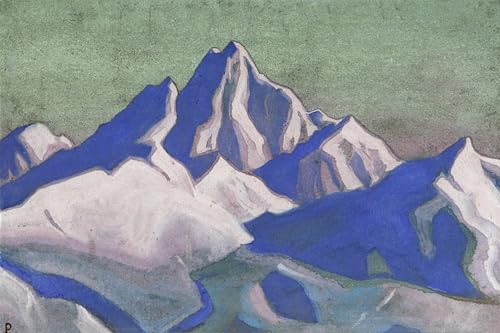 Tableau Toile Himalaya Nicholas Roerich - Affiche Art Décorative 60x90cm
