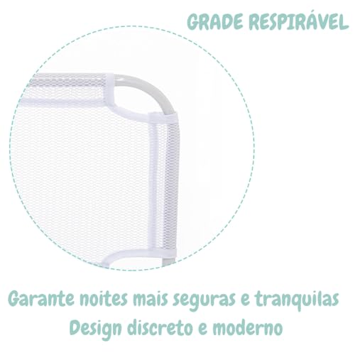 Grade para Cama Proteção Infantil Bebê Crianças e idosos Sono Seguro