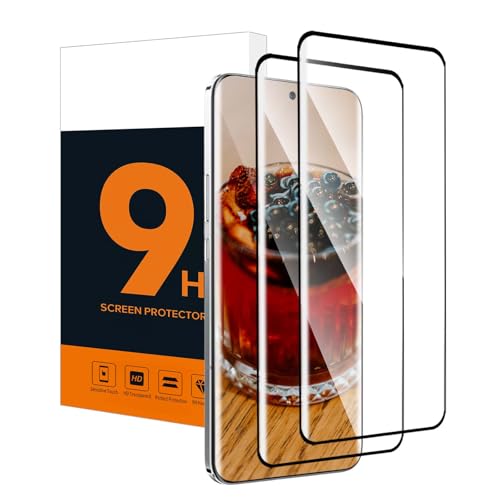 Carantee 2 Stück Schutzfolie für Panzerglas für Honor Magic 6 Pro 5G 9H Härte Schutzglas 3D Runde Kanten Keine Blasen Sensitive Touch Anti-Staub HD Klarsicht Honor Magic 6 Pro Displayschutzfolie