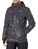 Quiksilver Men's Stretch Fjord 20K Snow Jacket, Phantom, L