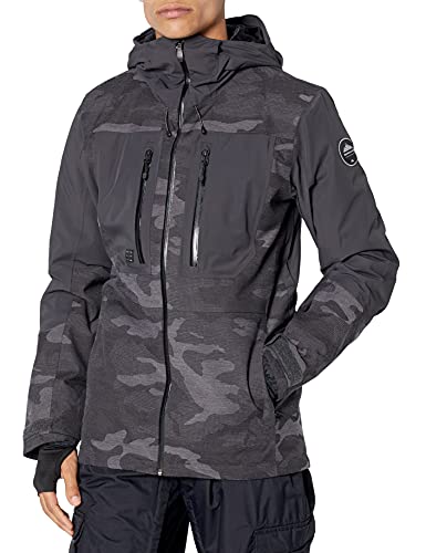 Quiksilver Men's Stretch Fjord 20K Snow Jacket, Phantom, L
