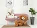 Imagen de YunNasi Oso Peluche Gigante Osito de Peluche Grande Teddy Bear de Felpa con Corazón e Cinta 80cm