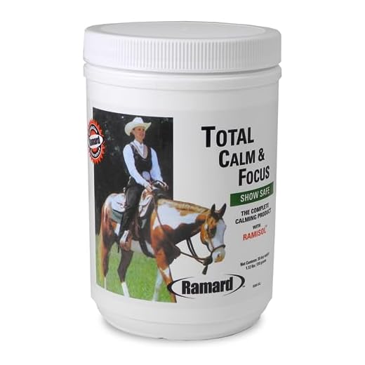 Ramard Total Calm and Focus Prime & Nutritional Powder For Race Horses | Contains Magnesium & Vitamin B for Race Events & Training | Aids in Reducing Nervousness & Hyper-activeness in Horses - 1.12 lb