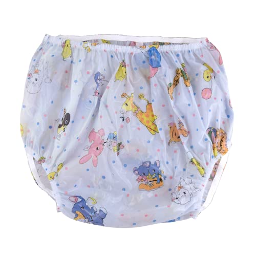 Rearz Blue Nursery Print Plastic Pants (Small 30" To 34") #TOP14