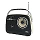 Silva-Schneider Mono 1965, Kofferradio, Netz- oder Batteriebetrieb, schwarz