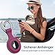 Dirrelo Hülle Kompatibel mit Apple Airtag Hülle Schlüsselanhänger, 6 Stück AirTag Anhänger, Kratzfest und Verlustsicher Silikon Airtag Tracker Schutzhülle Case Cover für Air Tag mit Keychain, B