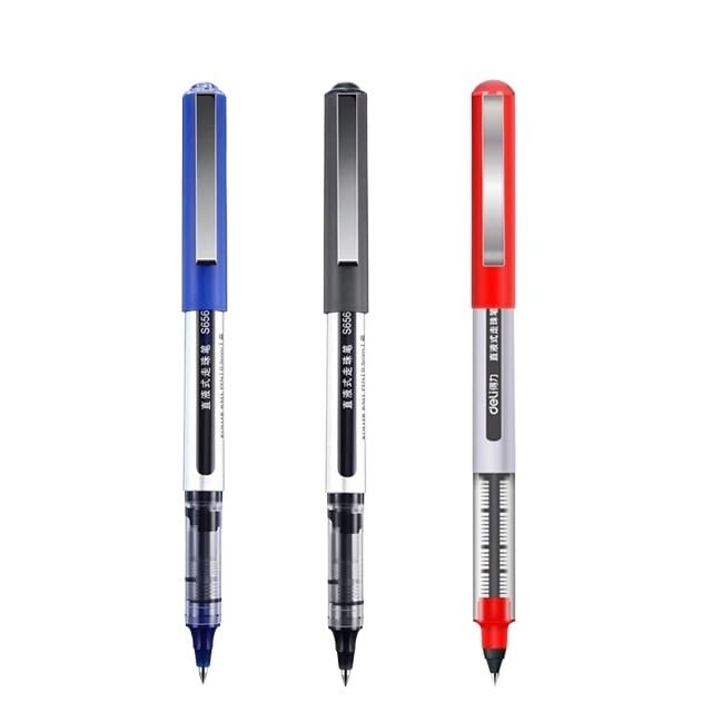 Bolígrafos RollerBall, punta fina de 0.5 mm, tinta de gel líquido, de secado rápido, bolígrafo de gel para la escuela y la oficina (3 colores mixtos tipo A)