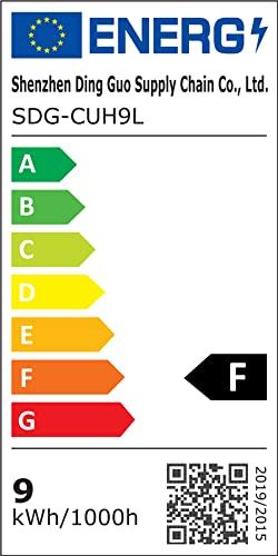 Forever Speed UVC Ersatzlampe Ersatzröhre UV Leuchtmittel Röhre für UVC Gerät(9/11/18/36/55W) (9 Watt G23)