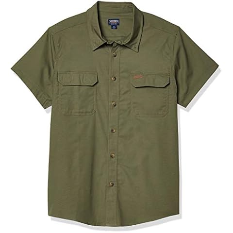 Smith's Workwear Men's Velcro Pocket Work Shirt Cover