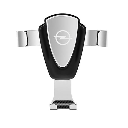 BAONITOU Phone Holder Car for Opel Corsa F 2019 2020 2021 2022 2023 2024, Car Phone Holder Air Vent Rotation Stable Triangle Support Automotive interior accessories,Grey