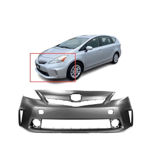 Image of FitParts Compatible with Toyota Prius V 2012-2014 Front Bumper Cover