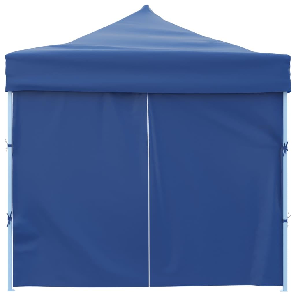 Tienda de recepción plegable con 8 paredes, 870 x 291 x 315 cm, color azul | Techo Oxford revestimiento de PVC, estructura de acero inoxidable, 2 entradas con cremallera, plegable y fácil de montar