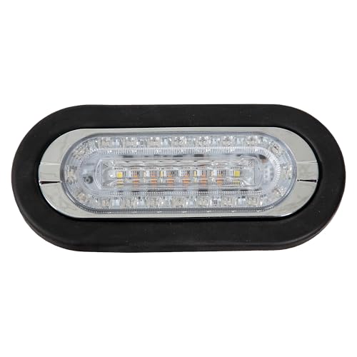 Image of Buyers Products 5626432 6 In Oval LED Stop Turn Tail Backup Strobe Light