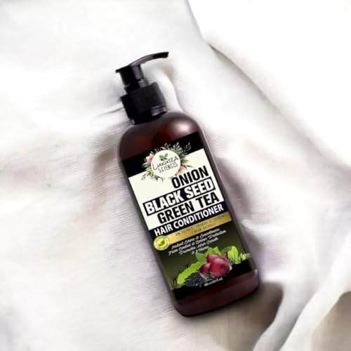 Image of Luxura Sciences Onion Conditioner 300 ml SLS Sulfate Free Organic - Best Hair Conditioner for Damaged, Dry, Curly or Frizzy Hair-Thickening for Fine /Thin Hair, Safe for Color and Keratin Treated Hair