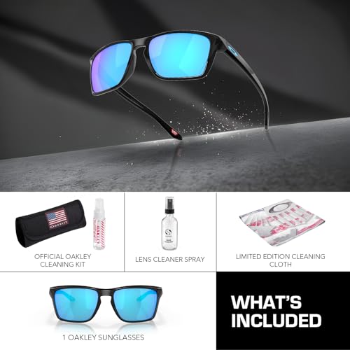 Image of Oakley SYLAS OO9448 Rectangle Shape Sunglasses With Official Eyewear Kit | Men's Sunglasses