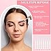 200 Pieces Mascara Wand Tube Set 100 Pcs Lash Spoolies for Eyelash Extensions 100 Pcs Diamond Empty Mascara Brush Disposable Colorful Eyebrow Applicator Makeup Tool, Mix Color (Cute)