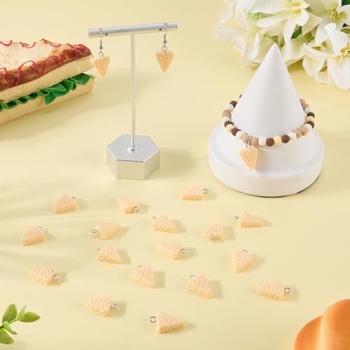 Breloques en forme de fromage SUNNYCLUE pour création bijoux diy - 5