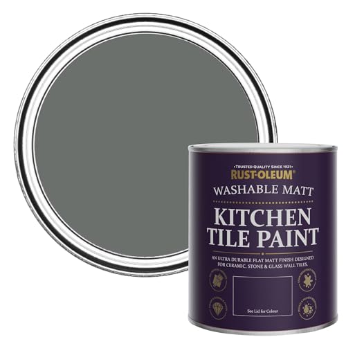 Rust-Oleum Water-Resistant Kitchen Tile Paint in Matt Finish - Ouseburn 750ml