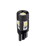 【Amazon.co.jp 限定】M's Basic by IPF ライセンスランプ ナンバー灯 LED バルブ T10 6500K 250ルーメン ハイパワー 全方向照射 純正球同等サイズ 小型ショートタイプ 狭小・斜め・横挿しランプ対応 1個入 AMZ-NL002