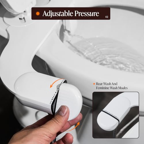 Save 55% on Angora Bidet Attachment – Non-Electric, Adjustable Pressure