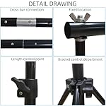 Photo Backdrop Stand, 10x9ft(WxH) Adjustable Photography Backdrop Stand, Aluminum Alloy Studio Photo Background Stand Support System for Party, Wedding, Photography, Advertising Display - Image 2