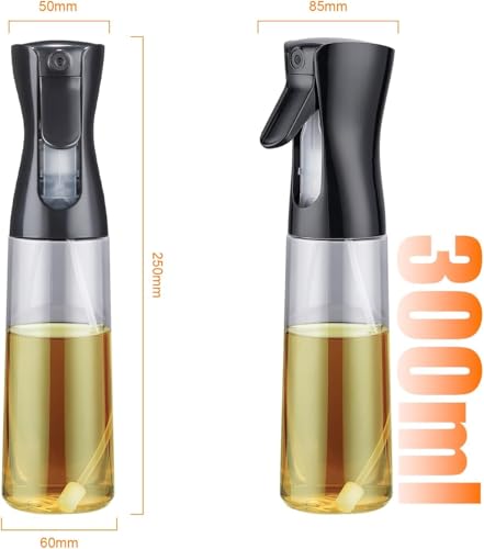 Refillable 300ml Glass Olive Oil Spray Bottle - Dishwasher Safe - Image 2