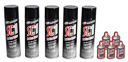 Maxima 78920 SC1 High Gloss Coating 17.2 FL. OZ. 508 mL - NET WT. 12 OZ Cleaner with Five SC1 Scented Air Fresheners (5-Pack)