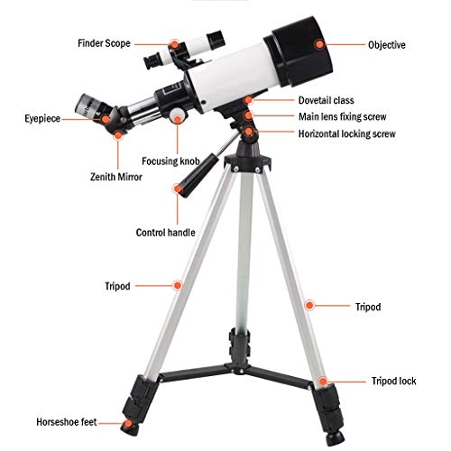 Telescopio para principiantes YXCKG 70mm refractor miniatura 3