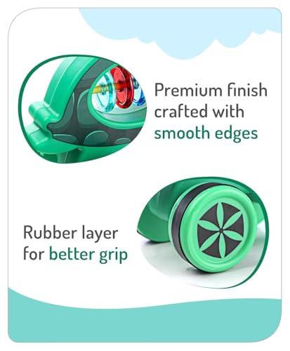 Image of Mini Steps Pull Along Turtle Toy - Baby Walking Toy for Toddlers, Safe & Durable