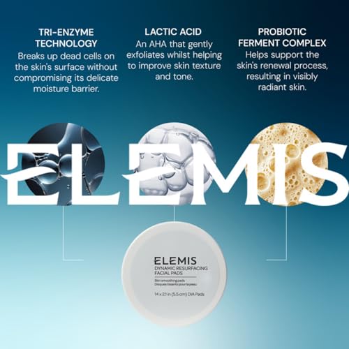 Image of ELEMIS Dynamic Resurfacing Facial Pads, Gentle Textured Treatment Facial Exfoliating Pads
